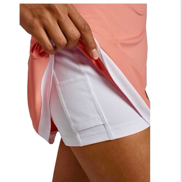Peter Millar NWT XL Sally Skort Tennis Golf Peach Women’s Stretch Active - Picture 3 of 11